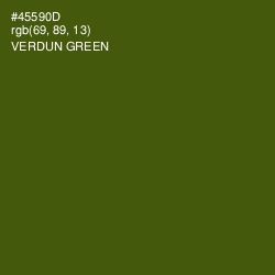 #45590D - Verdun Green Color Image